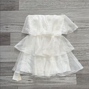 Abercrombie & Fitch White Mini Dress